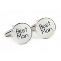 Round Cuff Link Set